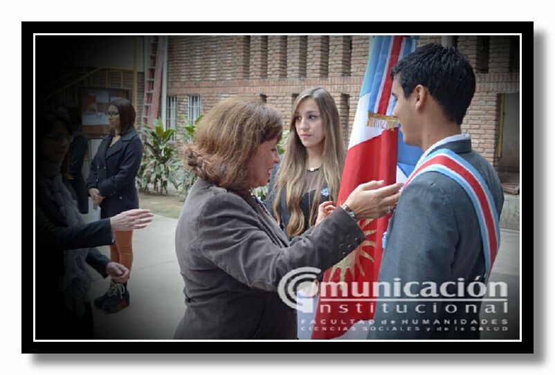 Acto en conmemoracin del Da de la Bandera y entrega de Diplomas