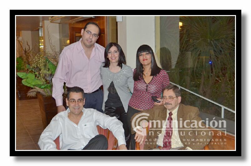 Dr. Luis Miguel (Coordinador General de la Jornada); Mara de los ngeles Basbs (Comisin Organizadora); Lic. Nelva Coria (Comisin Organizadora); Dr. Miguel Eduardo Marcotullio ( Vicedecano Facultad de Derecho y Cs Sociales de la Universidad Nacional de Tucumn); Eduardo Torrego.