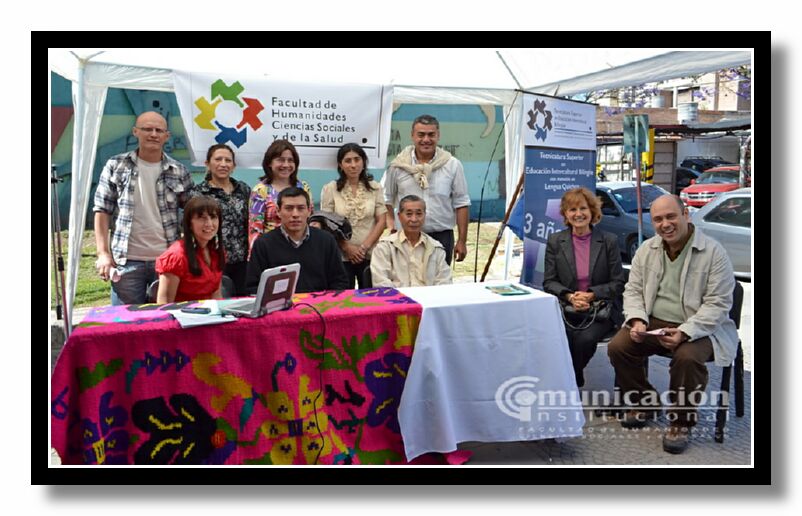 Sentados: Lic. Gabriela Moyano, Prof. Eduardo Acua, Lic. Jos Togo,  Lic. Rosa Mara Conca de Agero, Lic. Francisco Muratore; de pie: Lic. Catriel Leon, Lic. Elsa Trejo, Prof. Lelia Ines Albarracin, Prof. Silvia Sosa, Prof. Fabin Barrera.