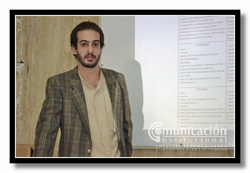 20 de marzo - Ezequiel  Jose Cano Bulacio defendi� exitosamente  su tesis de la Lic. en Sociolog�a bajo el t�tulo: � Una aproximaci�n a la vigencia de concepciones ideol�gicas anarquistas en el sindicato La Fraternidad